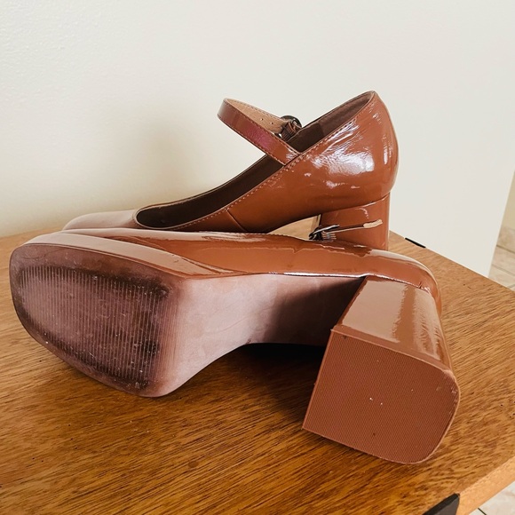 Steve Madden Tan Platform Mary Jane Heels - Picture 6 of 10